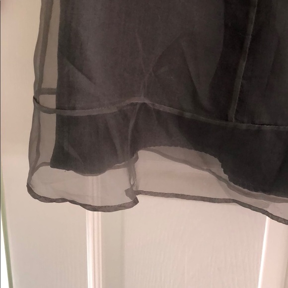 Unique and elegant Anthro full-length silk skirt. - Picture 2 of 6